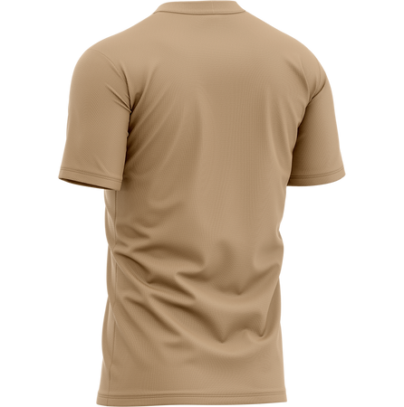 Koszulka Strażacka Piaskowa Bawełniana Letnia