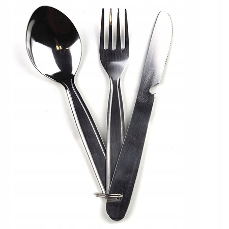 MENAŻKA HARCERSKA TURYSTYCZNA OBIADOWA STALOWA MOROWO HARCERZ 7 CZĘŚCIOWA