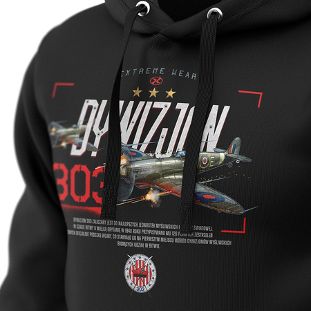 BLUZA Z KAPTUREM DYWIZJON 303 PLANES