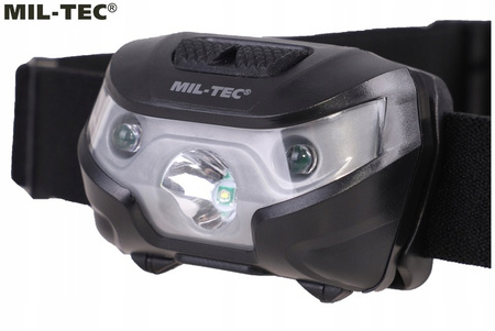 Latarka CZOŁÓWKA CREE XPE BIAŁE/CZERWONE 230lm MT