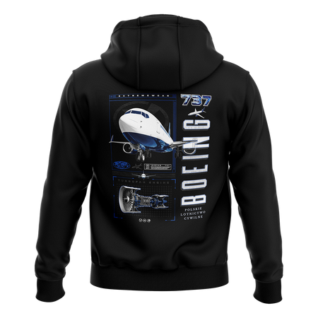 BLUZA Z KAPTUREM BOEING 737 Engine