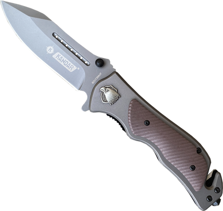 Nóż ratowniczy KANDAR porządny z orłem