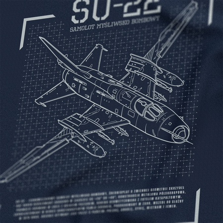 KOSZULKA Z SAMOLOTEM SU-22 TECH