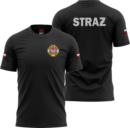 Koszulka ZOSP STRAŻ POŻARNA haftowana