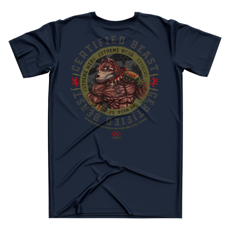 KOSZULKA MMA BEAST CIRCLE back