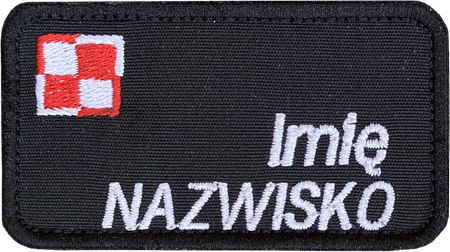 Imiennik TECHNIK naszywka wojskowa PATCH NAME rzep