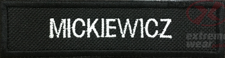 Naszywka Imiennik Patch czarny