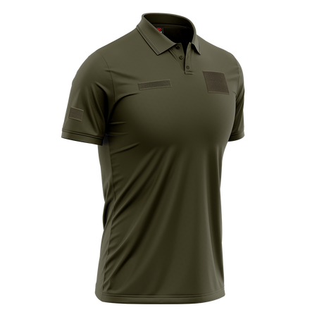 WOJSKOWA KOSZULKA POLO Z RZEPAMI