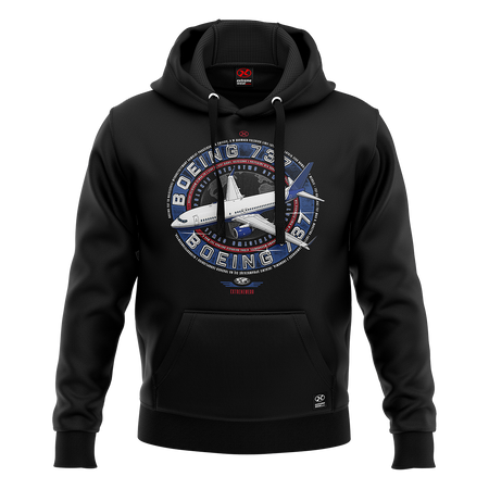 BLUZA Z KAPTUREM BOEING 737 Vintage