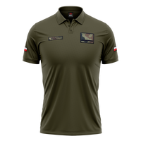 WOJSKOWA KOSZULKA POLO Z RZEPAMI