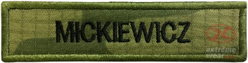 Naszywka Imiennik Patch wz2010 KO