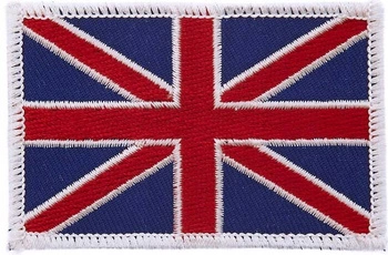 Flaga Wielka Brytania Naszywka 50x77mm