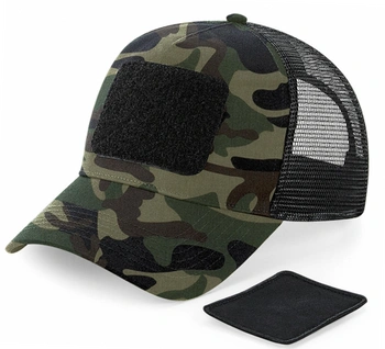 Czapka z daszkiem moro + naszywka