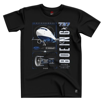 KOSZULKA LOTNICZA BOEING 737 Engine