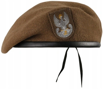 POLSKI BERET WOT WOJSKOWY WEŁNIANY TŁOCZONY
