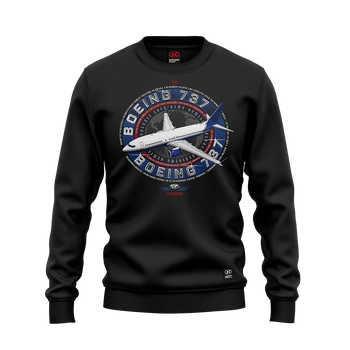 BLUZA BEZ KAPTURA BOEING 737 Vintage