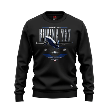 BLUZA BEZ KAPTURA BOEING 737