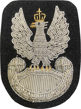 Orzeł WOJSK LĄDOWYCH NA BERET bajorko