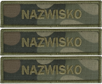 Nazwisko na mundur RZEP wz2010 us22 3 sztuki