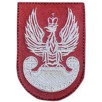 ORZEŁ GODŁO na beret BORDOWY