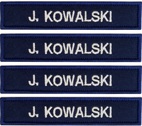 IMIENNIK NASZYWKA POLICJA Z NAZWISKIEM 4 sztuki