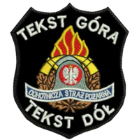 Naszywka OSP + nazwa miejscowości