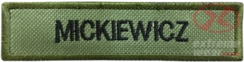 Naszywka Imiennik Patch Khaki KO