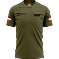 Koszulka wojskowa bawełniana + STOPIEŃ NAZWISKO