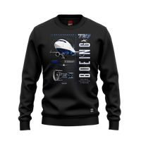 BLUZA BEZ KAPTURA BOEING 737 Engine