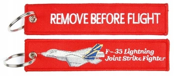 		 Brelok /Zawieszka REMOVE BEFORE FLIGHT F-35
