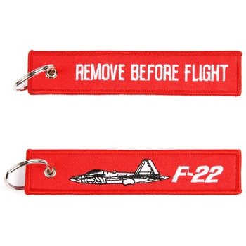 Brelok Zawieszka REMOVE BEFORE FLIGHT F-22 MYŚLIWIEC