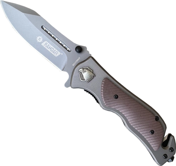 Nóż ratowniczy KANDAR porządny z orłem