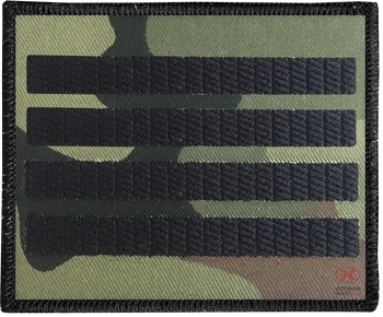 Plutonowy Stopień naszywka wz93 na Goretex